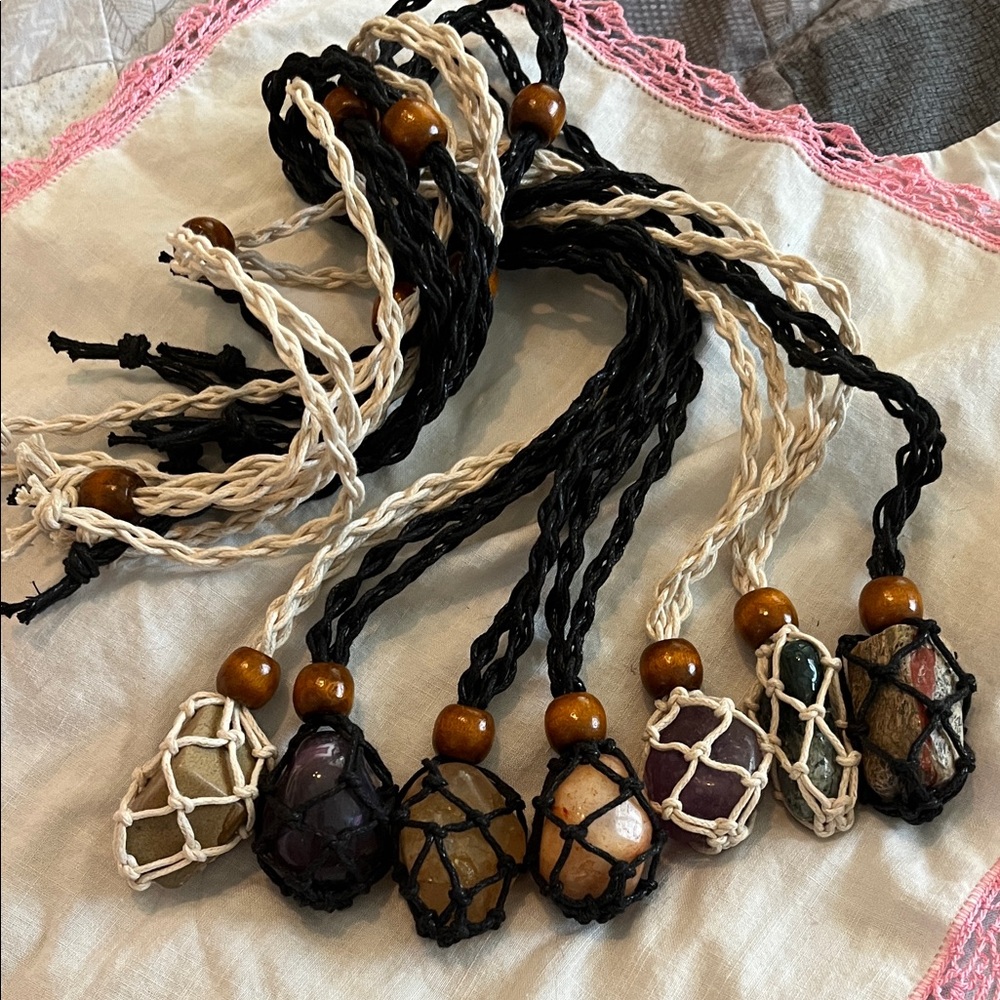 Lot of 7 stone Necklaces